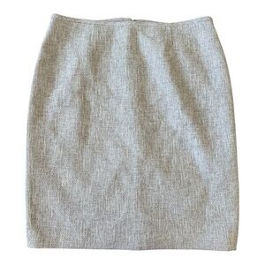 Calvin Klein Textured Cream Pencil Skirt 16